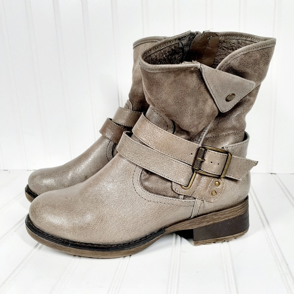 Bare Traps Hailie Taupe Leather 
